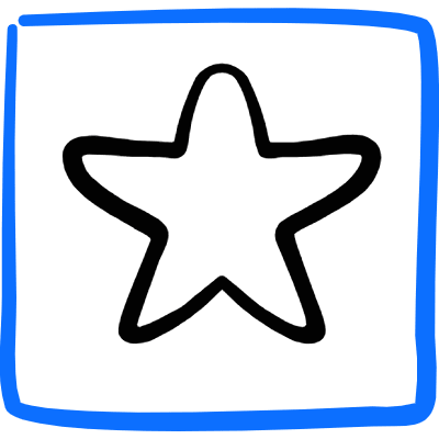 Mask Star Icon from Freehand Duotone Set