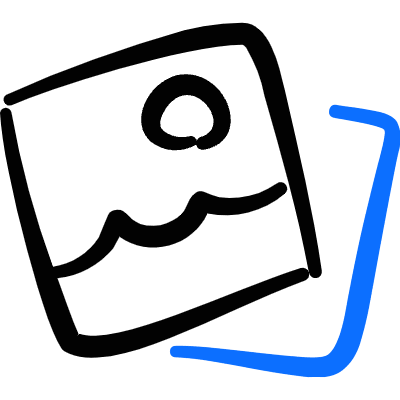 Picture Polaroid Icon from Freehand Duotone Set