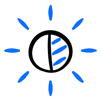 Retouch Brightness Icon from Freehand Duotone Set