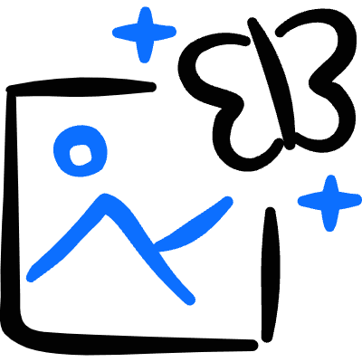 Retouch Landscape Icon from Freehand Duotone Set