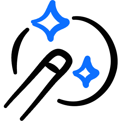Retouch Magic Wand Icon from Freehand Duotone Set