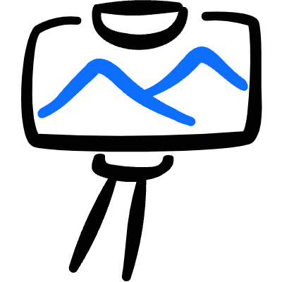 Taking Pictures Selfie Stick Icon from Freehand Duotone Set