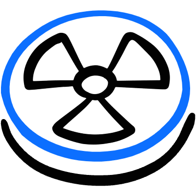 Alerts Radioactive 3d Icon from Freehand Duotone Set