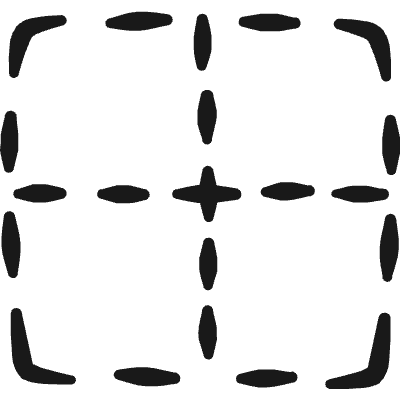 Cell Formating Border None Icon from Freehand Duotone Set