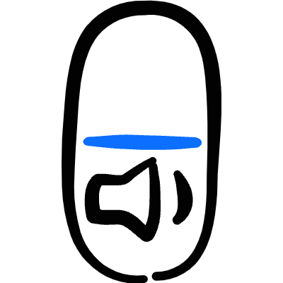 Controls Sound Icon from Freehand Duotone Set