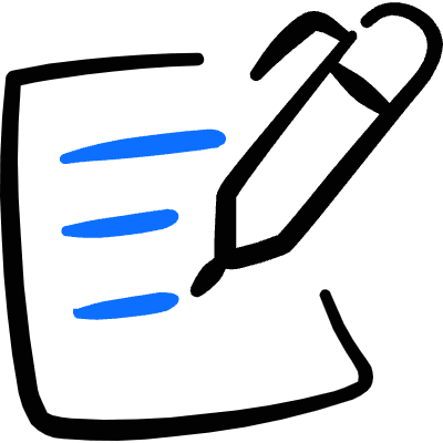 Edit Pen Write Paper Icon from Freehand Duotone Set