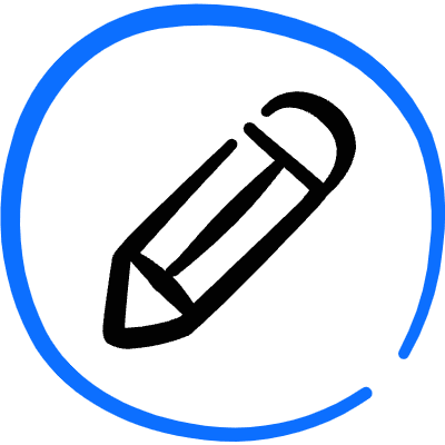 Edit Pencil Circle Icon from Freehand Duotone Set