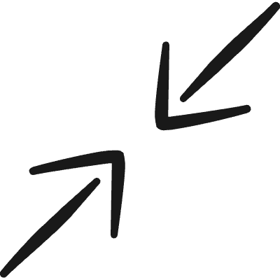 Retract Shrink Arrow 1_1 Icon from Freehand Duotone Set