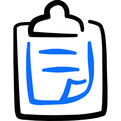 Form Edition Clipboard Icon from Freehand Duotone Set