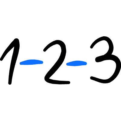 Form Edition Number 1 Icon from Freehand Duotone Set