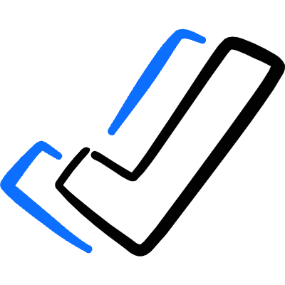 Form Validation Check Double 2 Icon from Freehand Duotone Set
