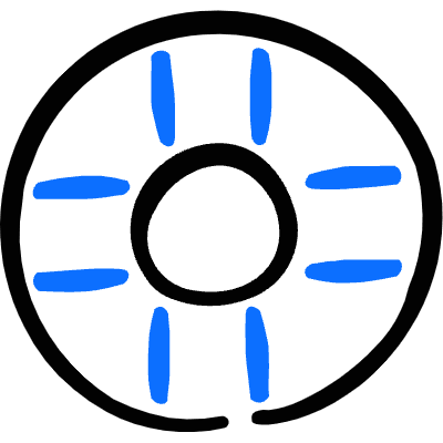 Help Life Buoy Icon from Freehand Duotone Set