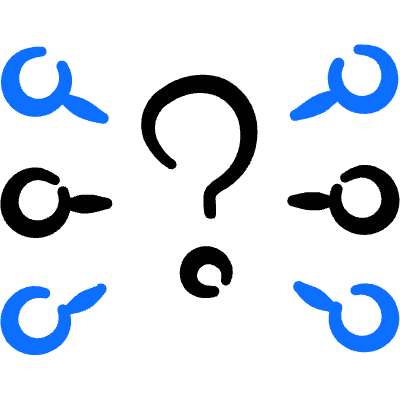 Help Question Network Icon from Freehand Duotone Set