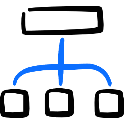Hierarchy 5 Icon from Freehand Duotone Set