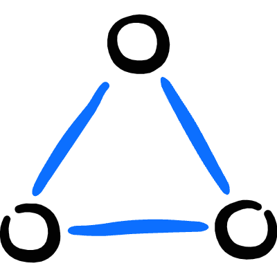 Hierarchy Triangle 1 Icon from Freehand Duotone Set