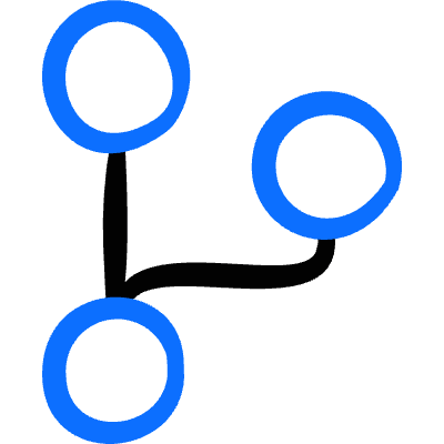 Workflow Branch Icon from Freehand Duotone Set