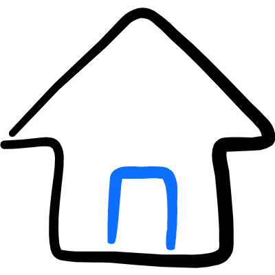 Home Entrance Icon from Freehand Duotone Set