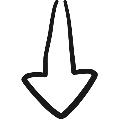 Keyboard Arrow Down 1 Icon from Freehand Duotone Set