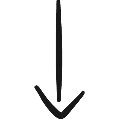 Keyboard Arrow Down Icon from Freehand Duotone Set