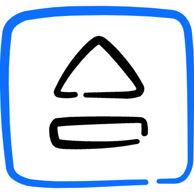 Keyboard Eject Button Icon from Freehand Duotone Set