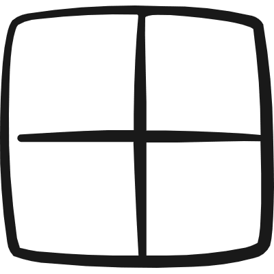 Layouts Horizontal Vertical Split Icon from Freehand Duotone Set