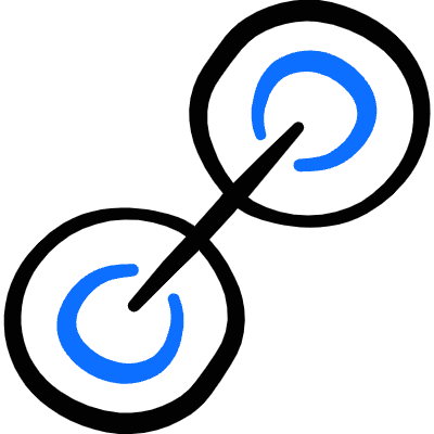 Link Hyperlink Chain 1 Icon from Freehand Duotone Set