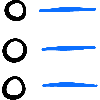 Lists Bullets Icon from Freehand Duotone Set