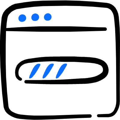 Loading Browser Bar Icon from Freehand Duotone Set
