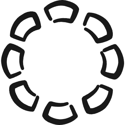 Loading Pie Polygon Icon from Freehand Duotone Set