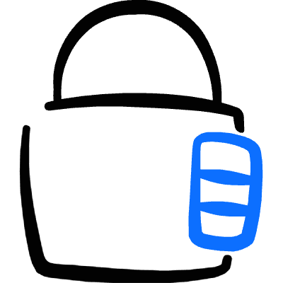 Lock Combination 1 Icon from Freehand Duotone Set