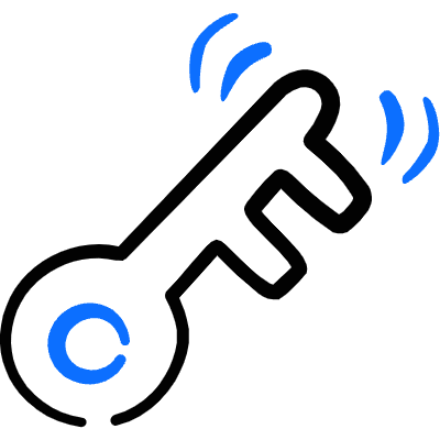 Login Logout Key 1 Icon from Freehand Duotone Set