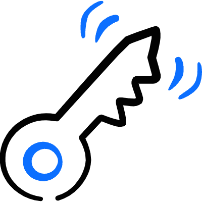 Login Logout Key Icon from Freehand Duotone Set