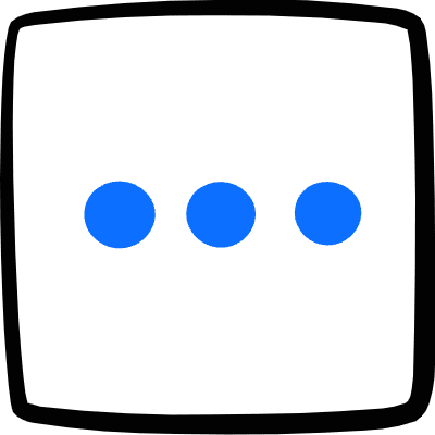 Menu Navigation Horizontal Square Icon from Freehand Duotone Set