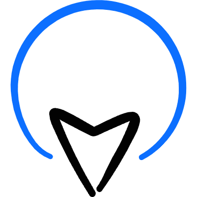 Move Cursor Down Icon from Freehand Duotone Set