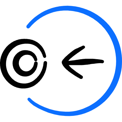 Move Cursor Target Left Icon from Freehand Duotone Set