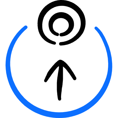 Move Cursor Target Up Icon from Freehand Duotone Set