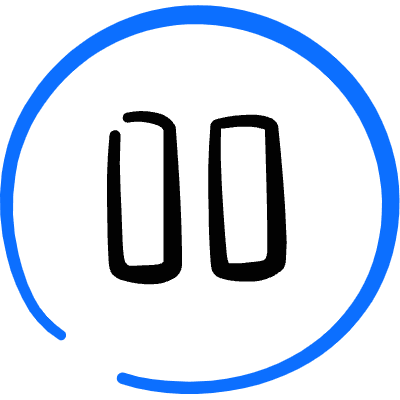 Multimedia Controls Button Pause Icon from Freehand Duotone Set