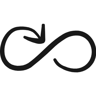 Multimedia Controls Loop Arrow Icon from Freehand Duotone Set