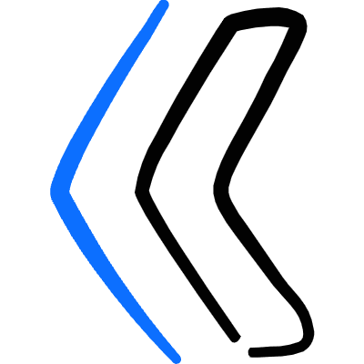 Navigation Double Arrow Left 1 Icon from Freehand Duotone Set