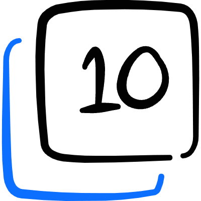 Paginate Filter 10 Icon from Freehand Duotone Set