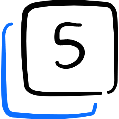 Paginate Filter 5 Icon from Freehand Duotone Set