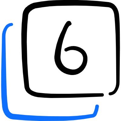 Paginate Filter 6 Icon from Freehand Duotone Set