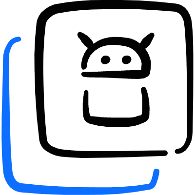 Paginate Filter Android Icon from Freehand Duotone Set