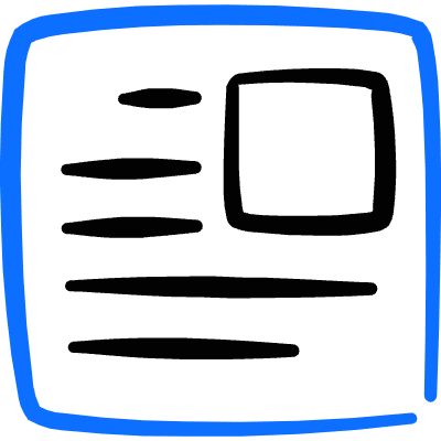 Paragraphs Image Right Icon from Freehand Duotone Set