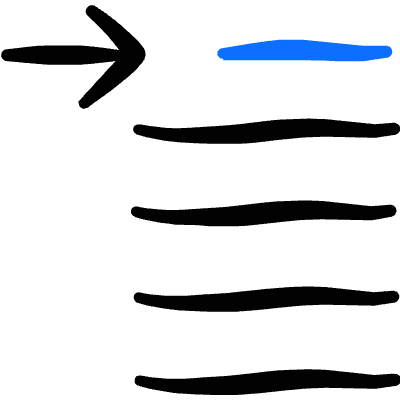 Paragraphs Indent First Line Icon from Freehand Duotone Set