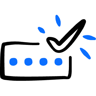 Password Approved Icon from Freehand Duotone Set