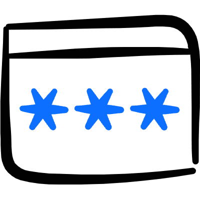 Password Browser Key Icon from Freehand Duotone Set