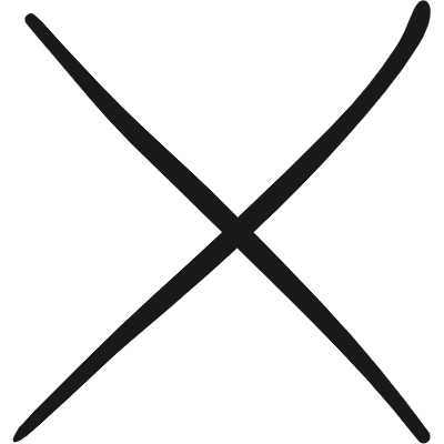 Remove Delete Sign Thin Icon from Freehand Duotone Set