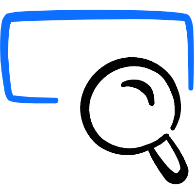 Search Magnifier Bar Text Icon from Freehand Duotone Set