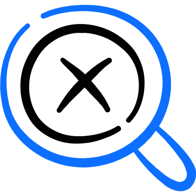 Search Magnifier Remove Icon from Freehand Duotone Set